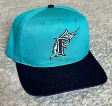 Vintage 90s Florida Marlins Snapback Hat