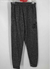 Adidas Boys Gray Pull On Tapered Leg Activewear Sweatpants Size XL 18/20