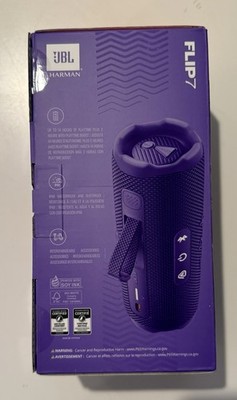 New JBL Flip 7 Purple Portable Bluetooth Speaker Waterproof NEW