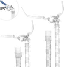 2Pcs Replacement Tubing and Support Set Airfit P10 Short Tube Supportive Fram