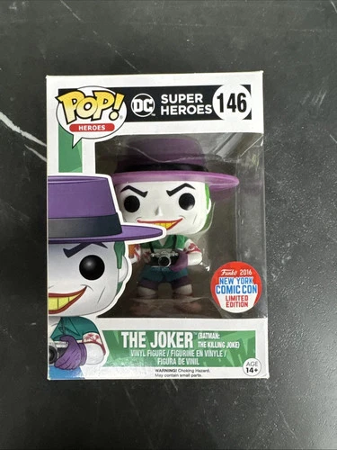 Funko POP! #146 The Joker Batman The Killing Joke NYCC 2016 EXCLUSIVE Vaulted