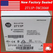 NEW Factory Sealed AB 2711P-T6C20A8 /A PanelView Plus 600 Graphic Terminal