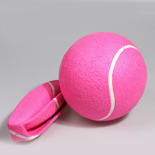 8-inch Flannel Ball Kids Educational Playing Toys Giant Inflatable Tennis  - Zdjęcie 4 z 12