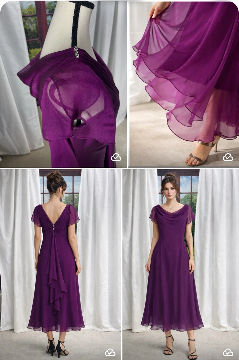 ebay ladies formal dresses By and By Royal Blue Pink Floral Ladies Formal Dress 15 Prom Pockets Wedding