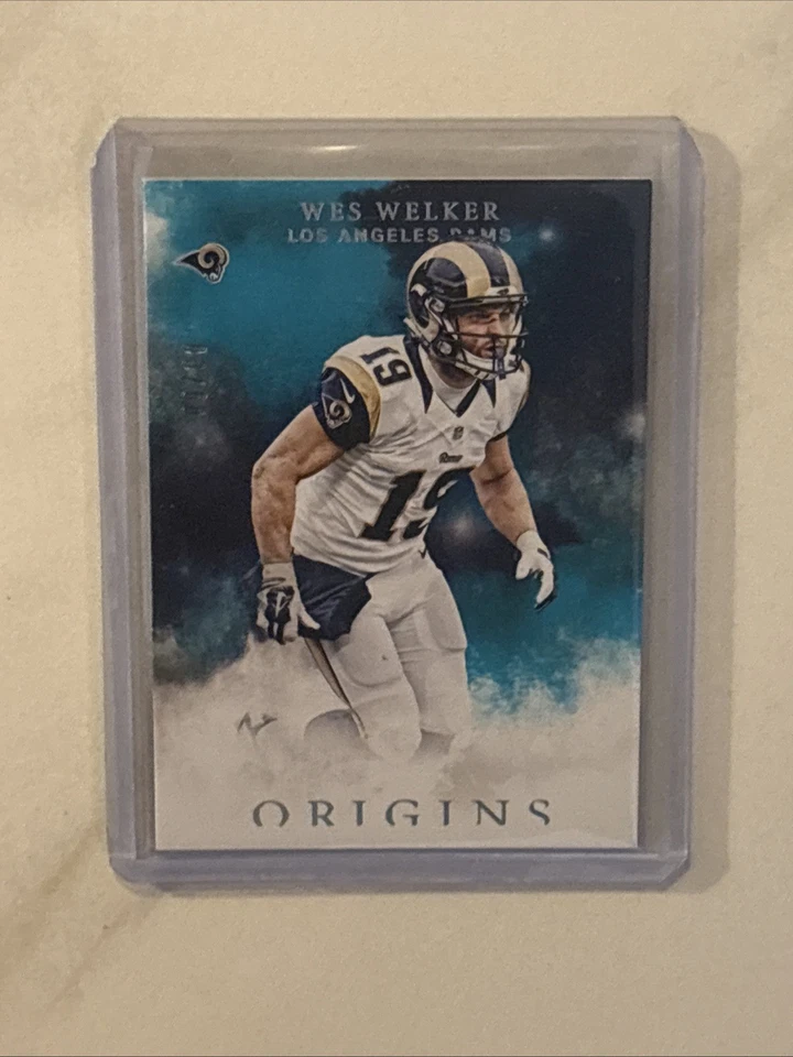 2016 Panini Origins TURQUOISE /60 WES WELKER #23 LA RAMS SP Nm-MT LEGEND - Image 3 of 4