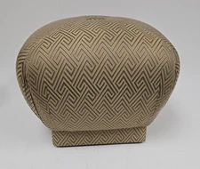 RARE Vtg MARGE CARSON Ottoman Pouf Footstool Accent Furniture Free Shipping