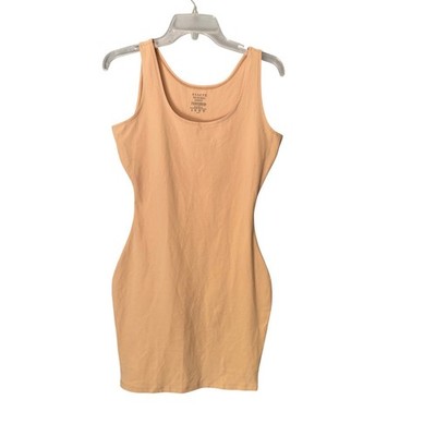 Spank Assets Red Hot Label Nude Sleek Slimmer Tank Slip Dress Size XL
