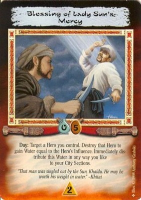 Blessing of Lady Sun's Mercy - Black Hands | Black Heart - Legend of the Burning