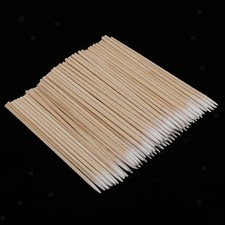 100 St&uuml;ck Tattoo Microblading Spitz Holz Wattest&auml;bchen Knospen Kosmetik