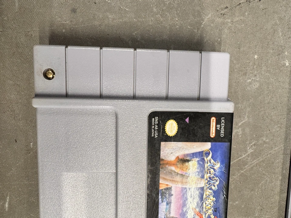Cartucho de juego oficial de colección Actraiser 2 Super Nintendo SNES Soul Blazer 1993 Foto 3 de 4
