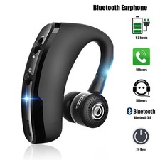 Bluetooth5.0 Earpiece Wireless Headset Noise Cancelling Driving Trucker Earbud