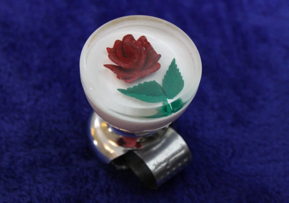 Винтажный Hollywood Красная Роза Спиннер Ручка Руль Аксессуар для Самоубийства Brodie - Изображение 4 из 4