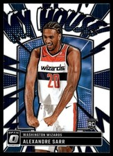 Alexandre Sarr 2024-25 Donruss Optic #9 Wizards Insert ? SEE SCAN! FREE SHIPPING