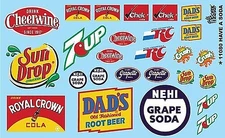 Gofer-Racing Have A Soda Logos - Plastic Model Vehicle Decal - 1/24 - 1/25