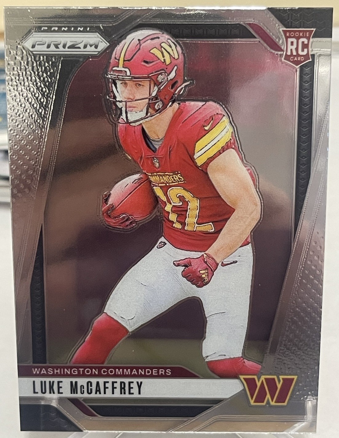 2024 Panini Prizm #367 Luke McCaffrey Rookie Washington Commanders