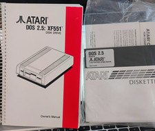 Atari OWNERS MANUAL FOR XF551 Disk DRIVE w/DO...