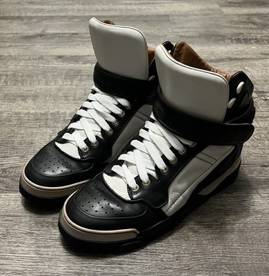 Givenchy Tyson High Top Sneakers Black and White Size 37