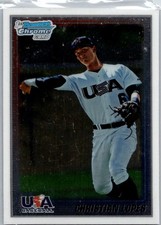 2010 Bowman Chrome Christian Lopes USA #USA-7