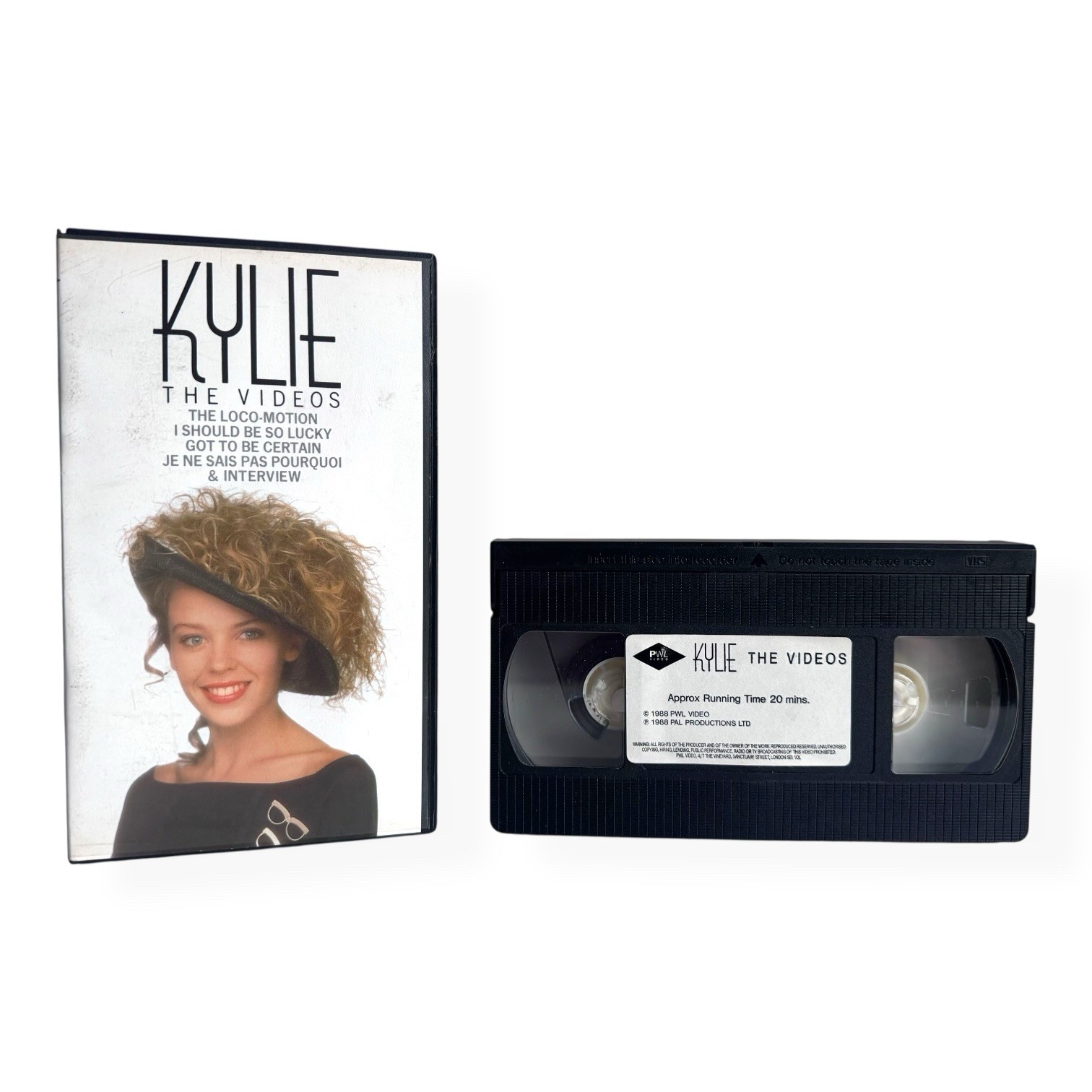 Kylie Minogue The Videos VHS 1988 PAL UK The Loco-Motion I Should Be So Lucky