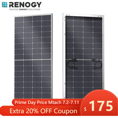 Renogy N-Type 16BB 12V 250W Bifacial Solar Panel Double-Side High-Efficiency PV