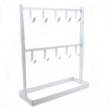 LXZ 1 PC Tabletop Hook Rack Jewelry Stand Holder White Hangers f