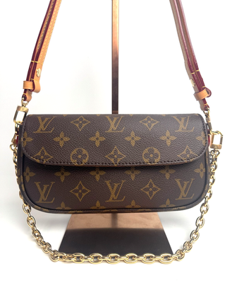 LOUIS VUITTON ショルダーバッグ Louis Vuitton Ivy Monogram Chain 2-Way Shoulder Bag Crossbody