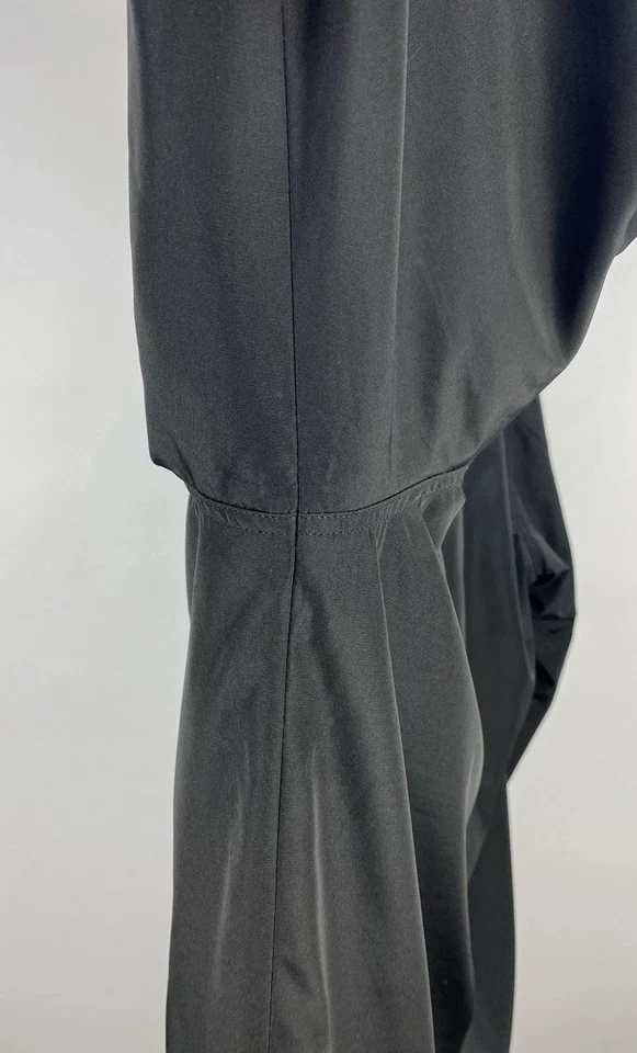 Abrigo negro forro extraíble Giorgio Armani Le Collezioni para hombre talla 52 Italia Foto 4 de 4