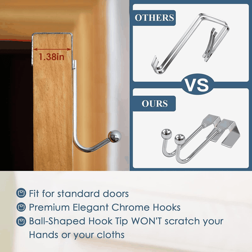 X Large Hanging Laundry Hamper with Over Door Hooks Laundry Basket for Things - Picture 5 of 7