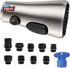 Kitchen Sink Pull Down Faucet Sprayer Pull Out SprayHead Replacement Head Sliver