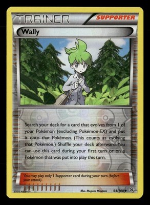 Wally Reverse Holo XY - Roaring Skies 94/108 MP Pokémon TCG