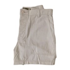 J.Crew Chino Shorts Button Fly Women's Size 8 Flap Pockets Walking Casual Wear