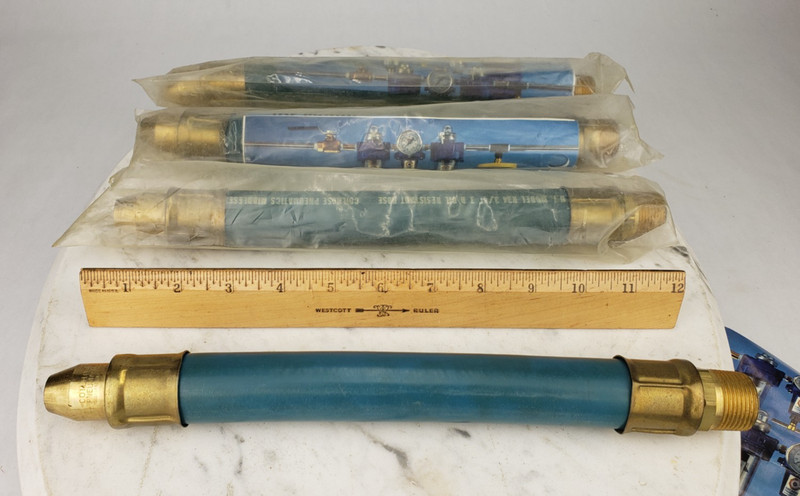 4x Coilhose Pneumatics Coolant Air Hose Bendable Cooling - 12" Machinist Milling
