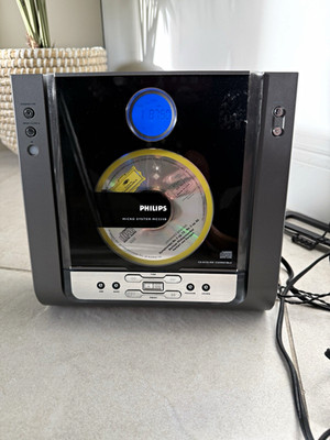 Philips MC235B Micro System CD/CD-R/RW Player DAB AUX Headphone Black/Silver