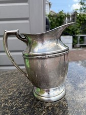 Vintage Silverplate Creamer Pitcher BMC 6103 Hotel Ware Art Deco Style