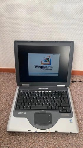 HP Compaq Presario 2100 Retro Gaming Laptop Windows 2000 Adapter Included 