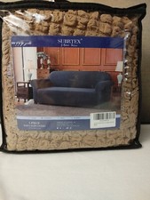 Subrtex 1-Piece Couch Cover Stretch for Loveseat  Oatmeal