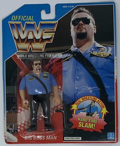 Hasbro WWF Big Boss Man 1990 action figure...
