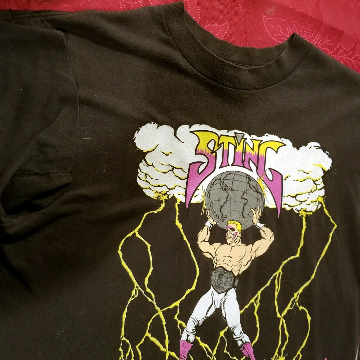 RARE WRESTLING 80s WCW STING Takes The World By Storm