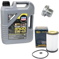 MotoröL ÖLfilter SH4088L 5W40 5 Liter + ÖLablassschraube FüR Vw Passat Tiguan