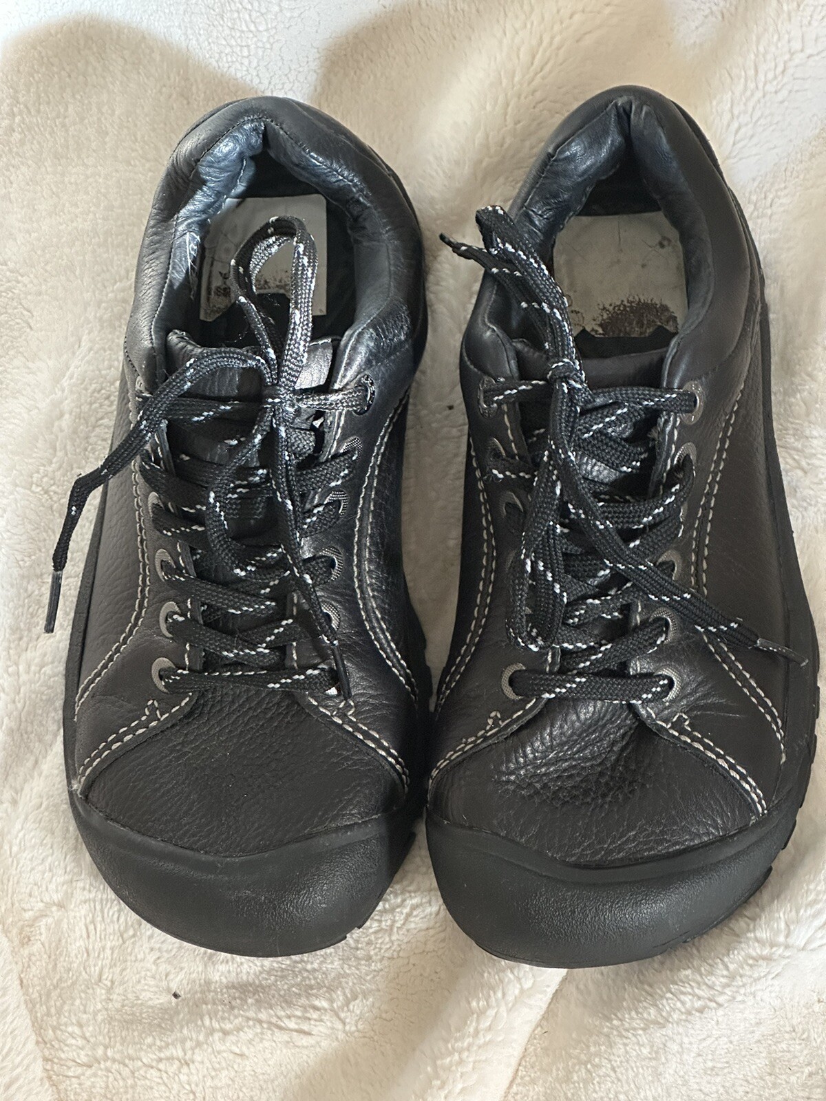 Keen Hash Oxford in pelle nera stringata comoda da donna taglia 5 5 6 US 36 EU EXC