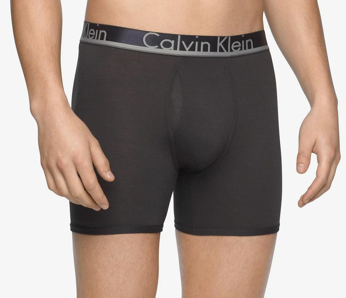 $47 Calvin Klein Underwear Men Black Nb1361 Micro Stretch Boxer Brief Size S