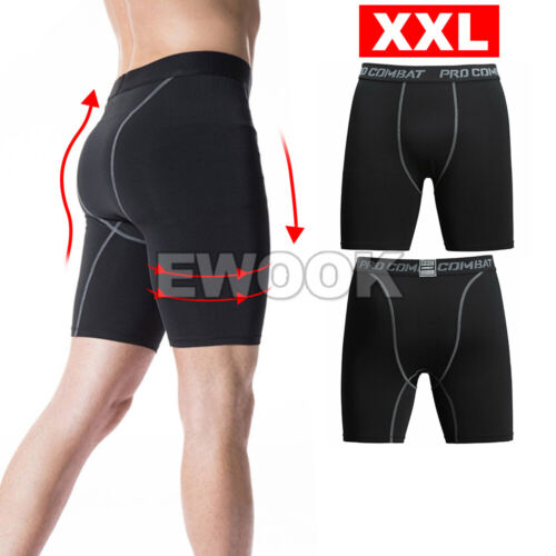 Men Sports Compression Shorts Pants Fitness Under Skin Base Layer Tights Pant OZ - Picture 13 of 14
