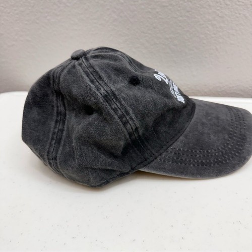 Ladies Long Hair Don't Care Black Cap Hat Cool Casual Beach - Picture 4 of 5