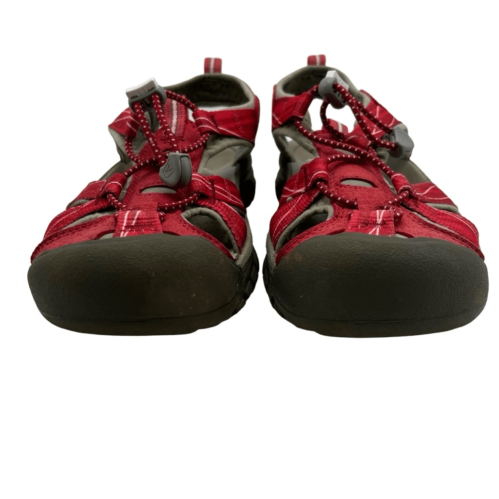 Sandalo impermeabile donna Venezia H2 Keen pizzo rapido rosso donna taglia 7