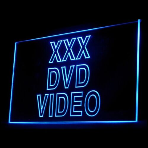180021 XXX DVD Video Adult Store Shop Display LED Light Neon Sign - Picture 1 of 16