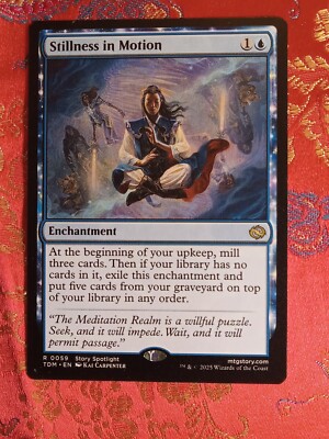 Stillness in Motion Tarkir Dragonstorm Magic The Gathering MTG Rare Card
