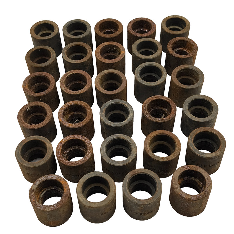 Lot of 29 each 3/4" Forged Steel 3000# Socket Weld Coupling A105 - Old Stock