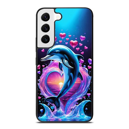 Red Love Dolphins Sea Anti scratch Cover For Samsung S7 S8 S9 S10 S20 Plus Lite - Picture 16 of 25