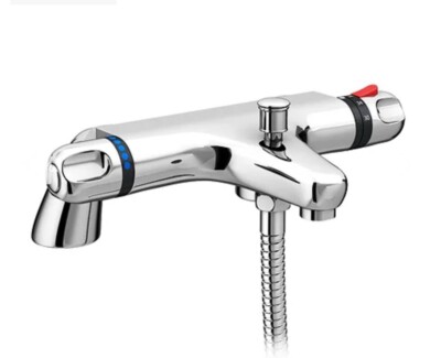  Thermostat Bad Dusche Deva Dynamic Mixer & Durchflussregler 8 Liter - Chrom