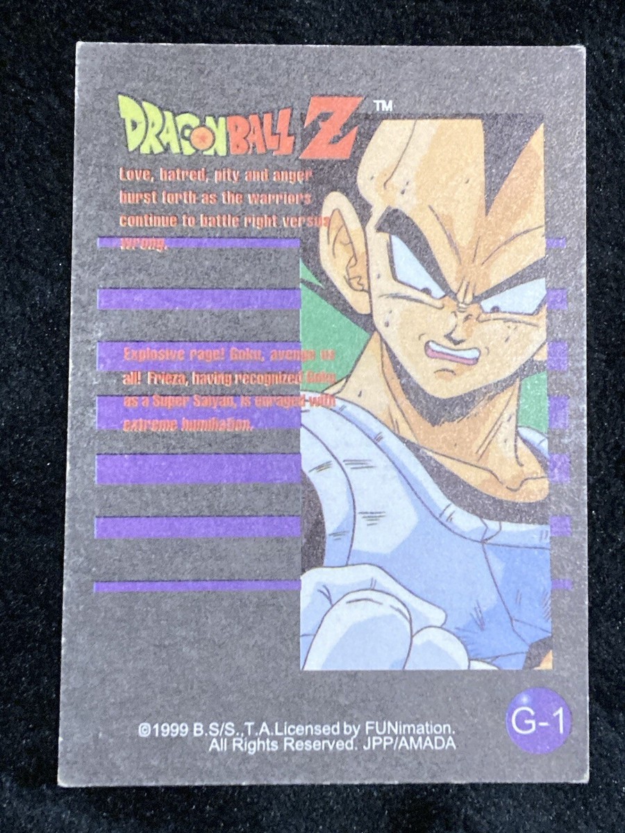 DRAGONBALL　Cards 1999 Artbox Dragon Ball Z TCG Card 59 Vintage Trading Card